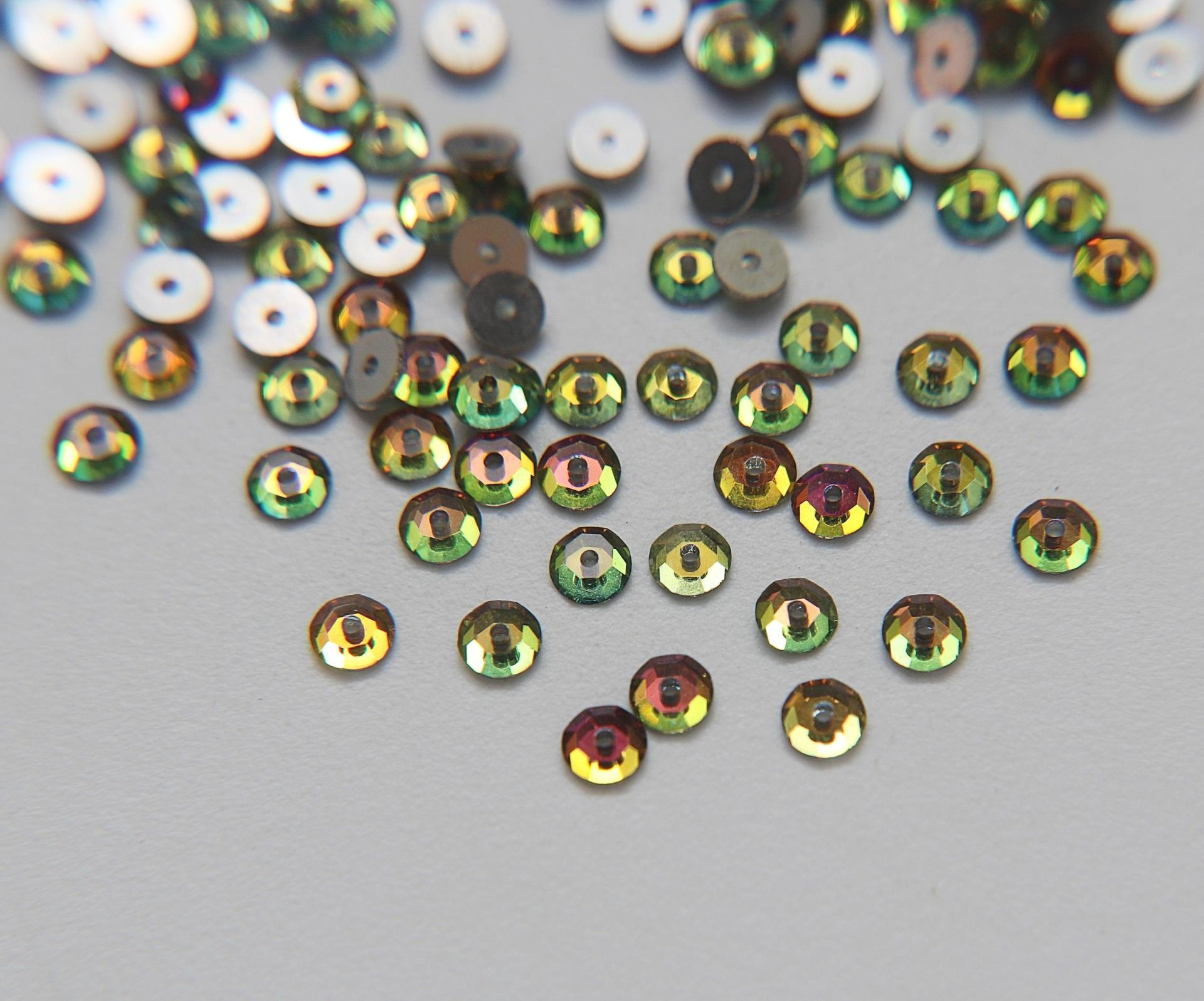 4MM Swarovski Crystal Vitrail Medium Lochrose SEW ON STONES 3128 24/72/144 Pieces, embroidery materials, couture