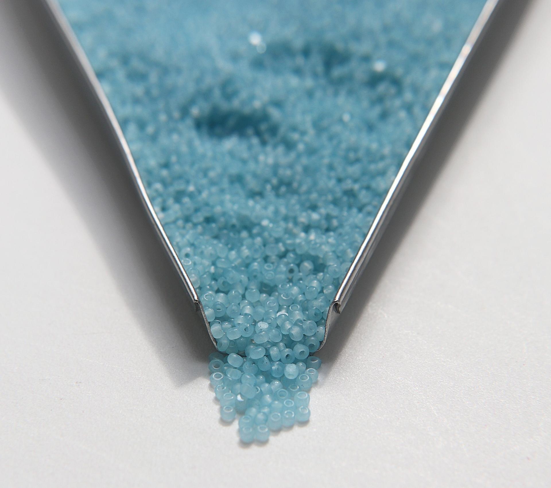 13/0 Charlotte True Cut Beads Aquamarine Opal Premium Seed beads native supply jewelry making