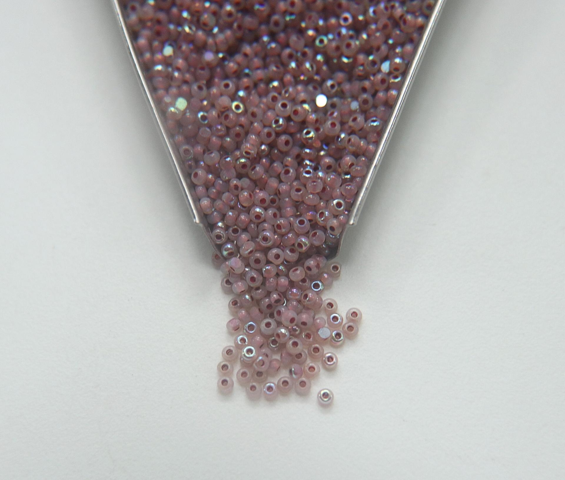 11/0 Charlotte true Cut Beads Patina Opal Neon Pink Aurore Boreale loose beads embroidery materials native supply