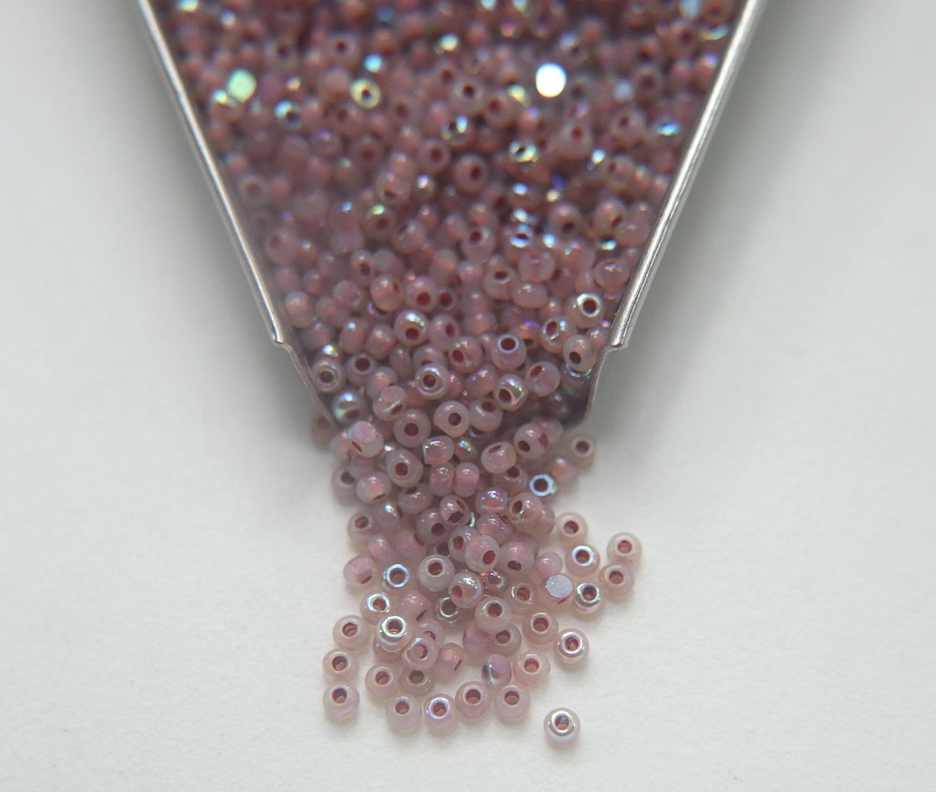 11/0 Charlotte true Cut Beads Patina Opal Neon Pink Aurore Boreale loose beads embroidery materials native supply