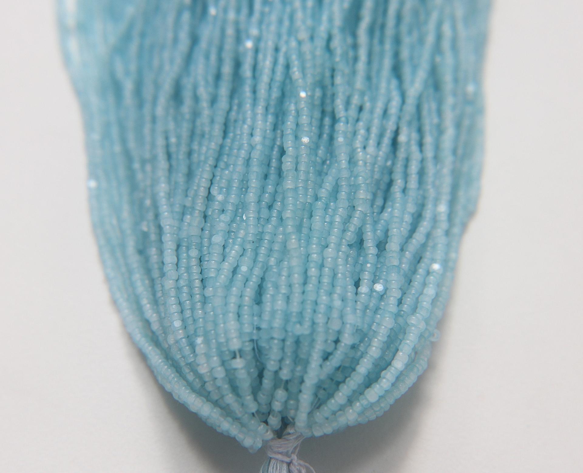 11/0 Hanks Charlotte Cut Beads Aquamarine Opal 1/5/25/50/100 Hanks 2.0mm jewellery rare glass beads, jewelry supply, Native supply
