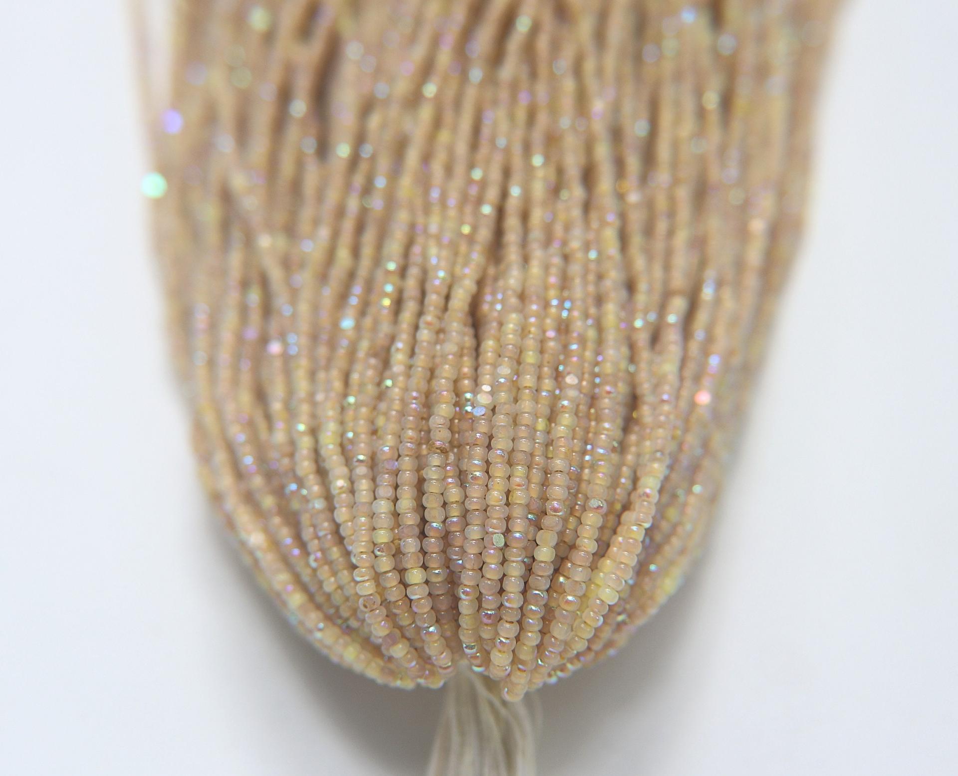 11/0 Hanks Charlotte Cut Beads Patina Opal Neon Yellow Aurore Boreale PREMIUM SEED BEADS Native Supplies truecuts beads