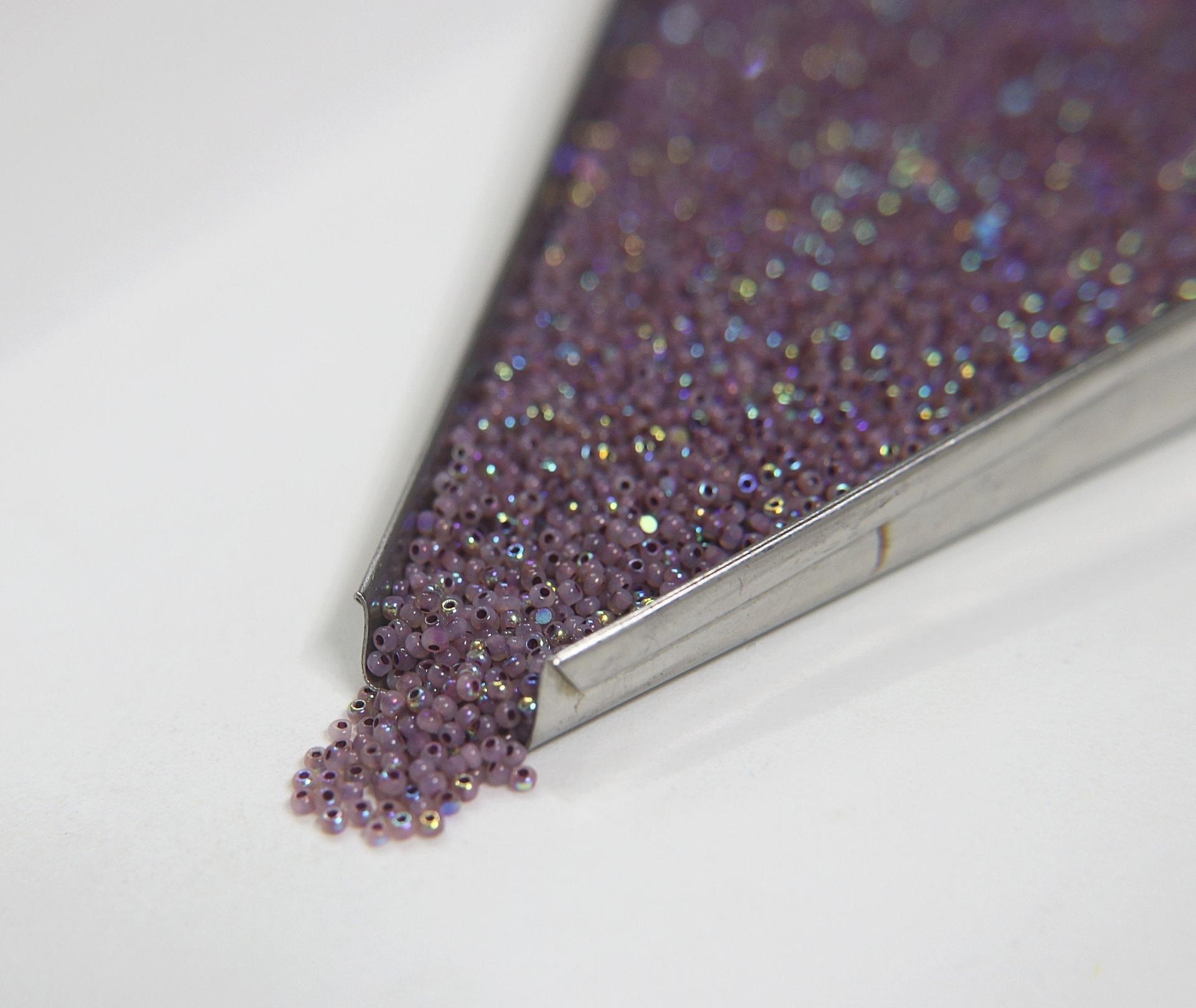 11/0 Charlotte true Cut Beads Patina Opal Neon Orchid Aurore Boreale loose beads embroidery materials making jewelry native supply