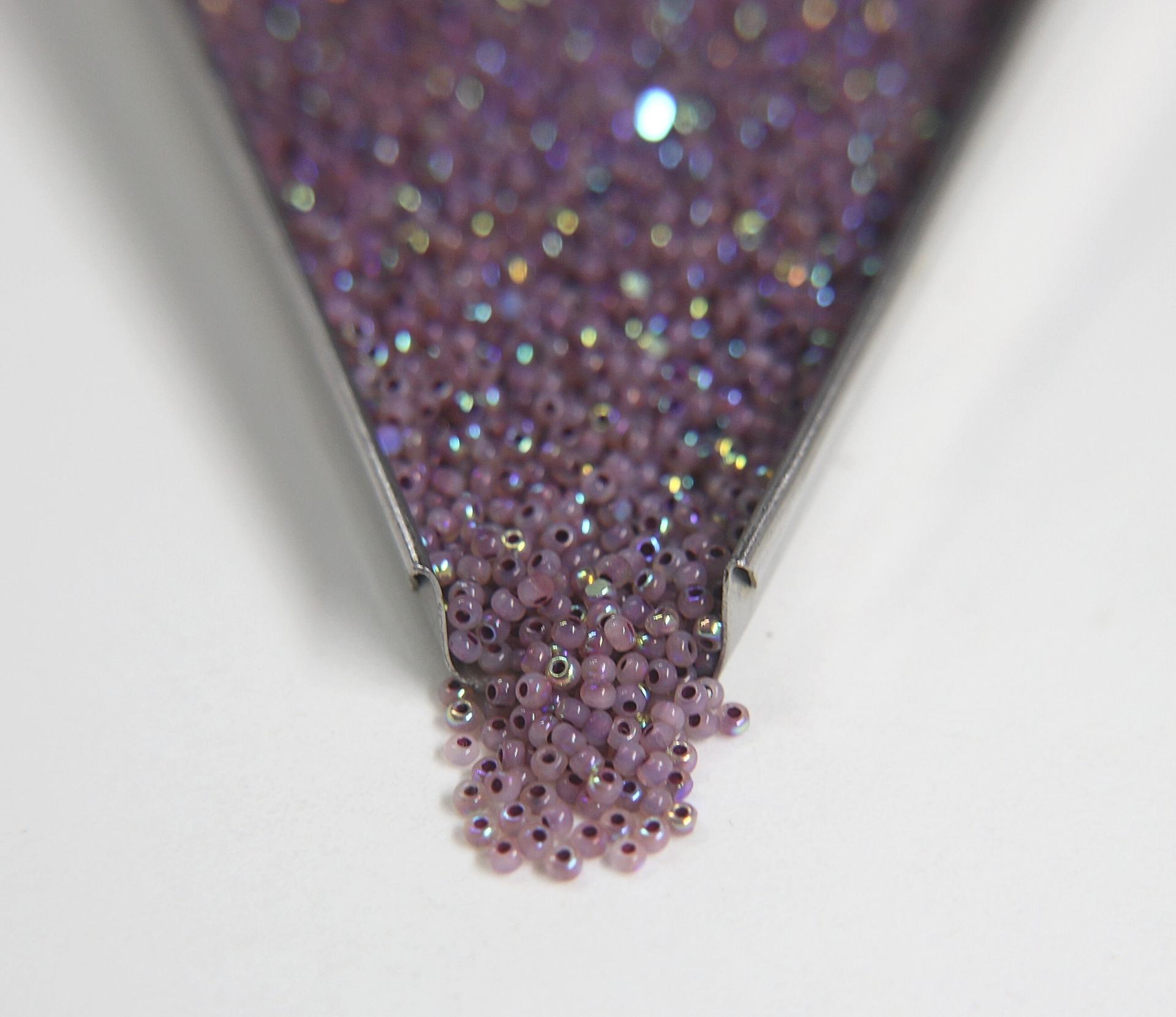 11/0 Charlotte true Cut Beads Patina Opal Neon Orchid Aurore Boreale loose beads embroidery materials making jewelry native supply