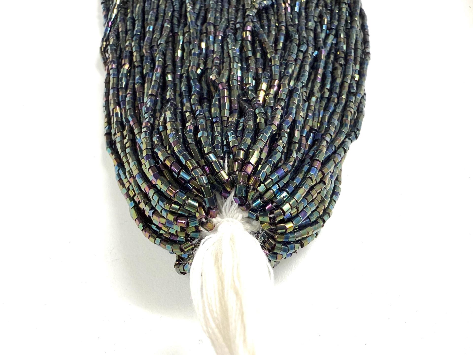 11/0 Czech Two Cut Seed Bead Forest Green Iris 1/5/25 Full hanks Preciosa Ornella loose beads, mix beads, embroidery materials, craft supply