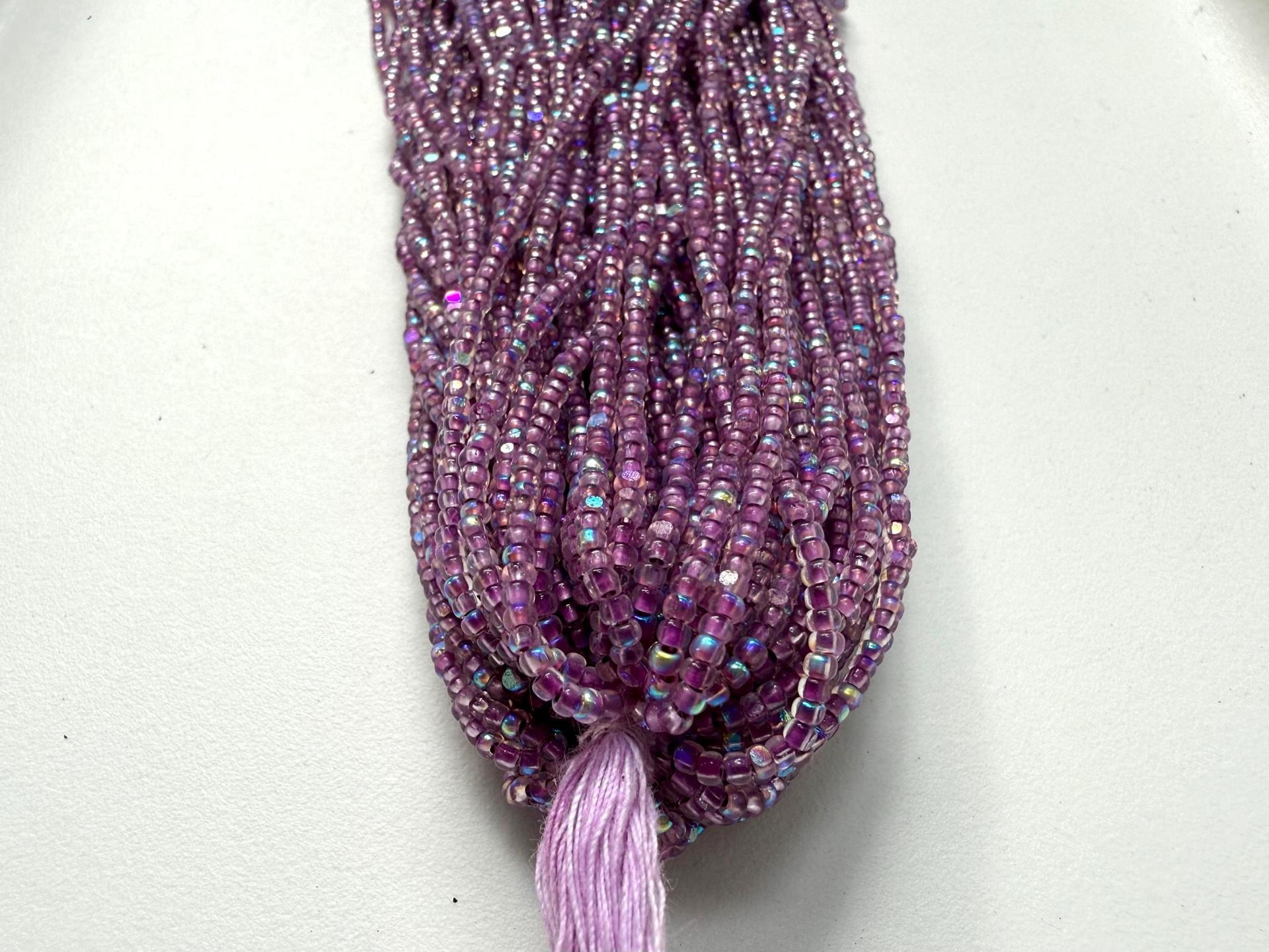 11/0 Hanks Charlotte Cut Beads Patina Neon Electric Orchid Lined Aurore Boreale 1/5/25/50/100 Hanks PREMIUM SEED BEADS, Native Supplies