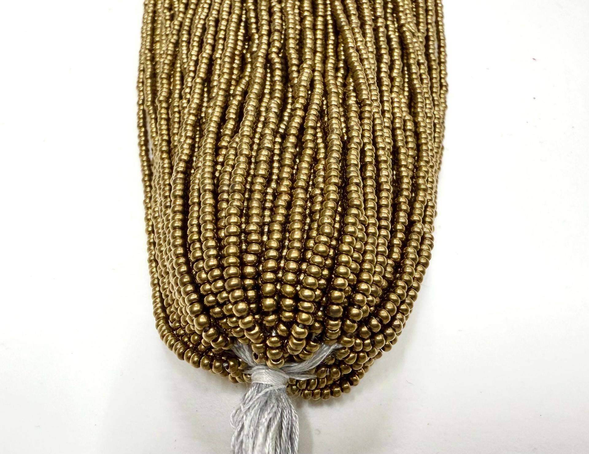 11/0 PRECIOSA Traditional Czech Beads™ Dorado 1/5/25/50/100 Full hanks Preciosa Ornella loose beads, embroidery materials