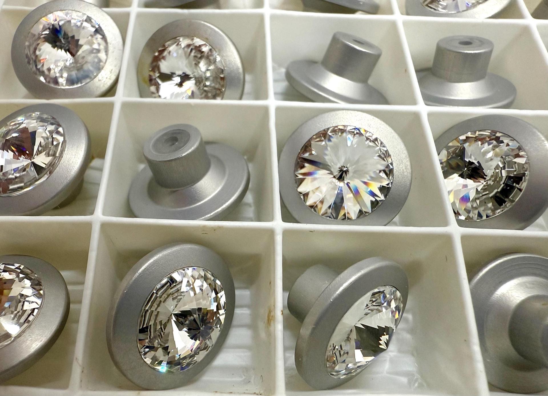 17mm Designer edition Swarovski Jeans Buttons Swarovski Crystal vintage articles 1791/120