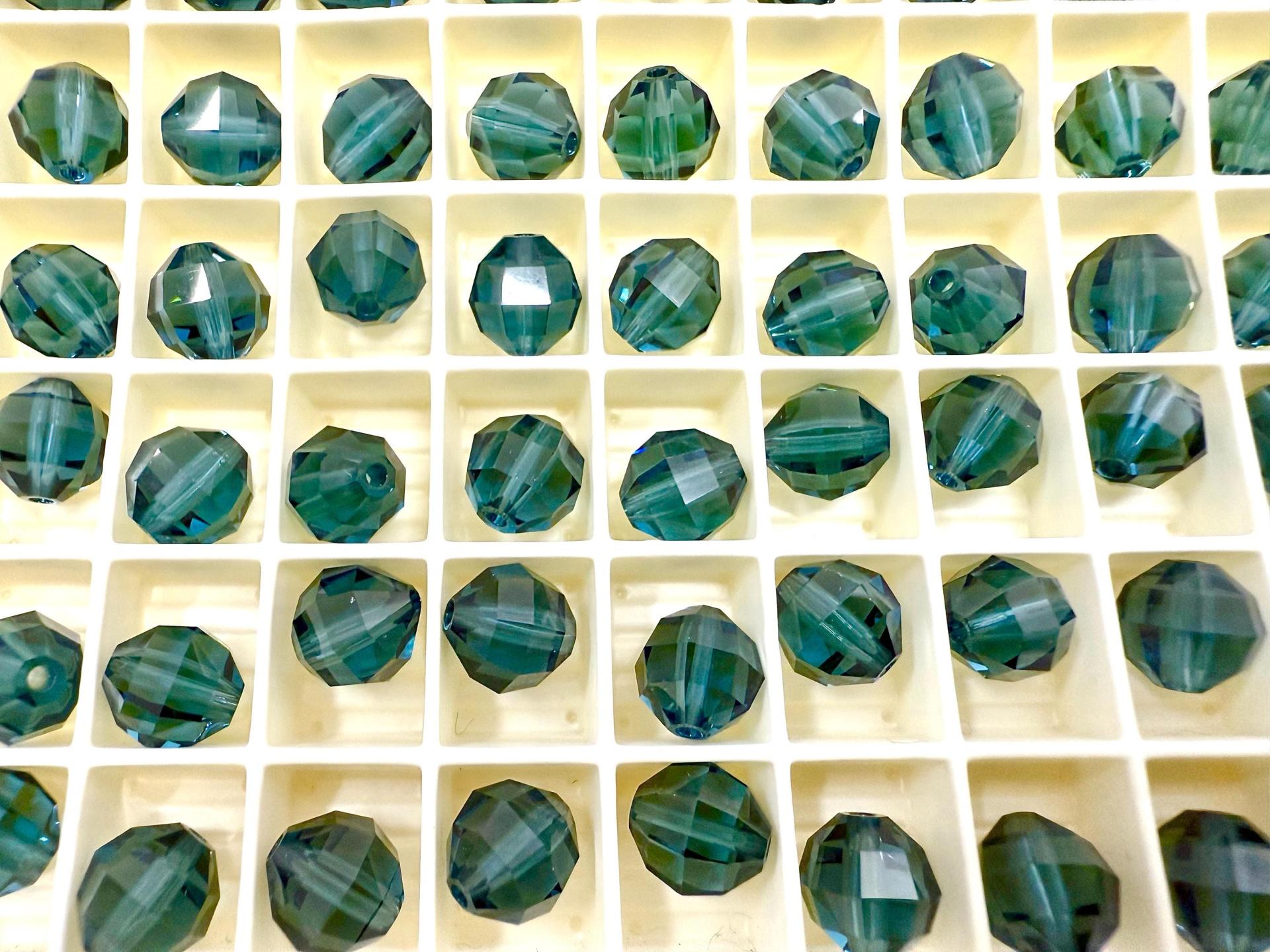 5004 Swarovski 8mm crystal bead round geometric cut in Montana jewelry making beads