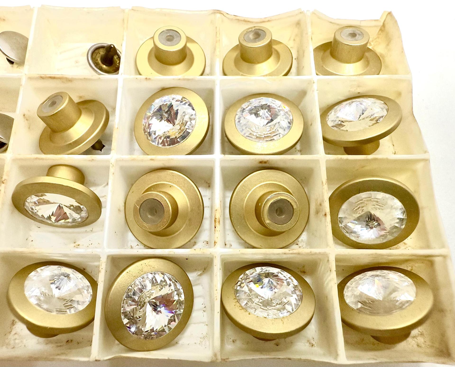 17mm Designer edition Swarovski Jeans Buttons Swarovski Crystal vintage articles 1791/120