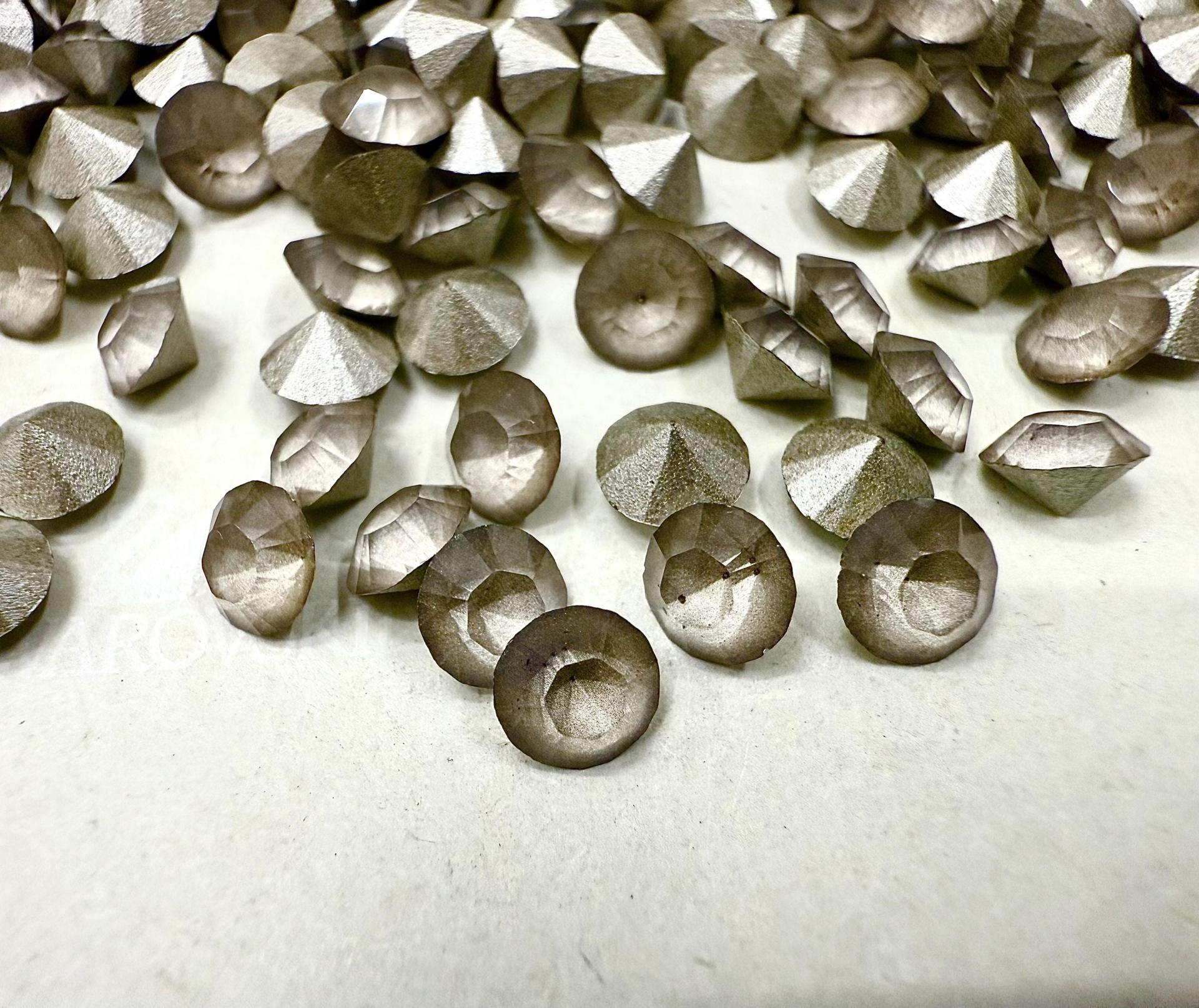 Swarovski 24ss Crystal Frosted V 1028 Chaton Round Stone Pointed Back Crystal