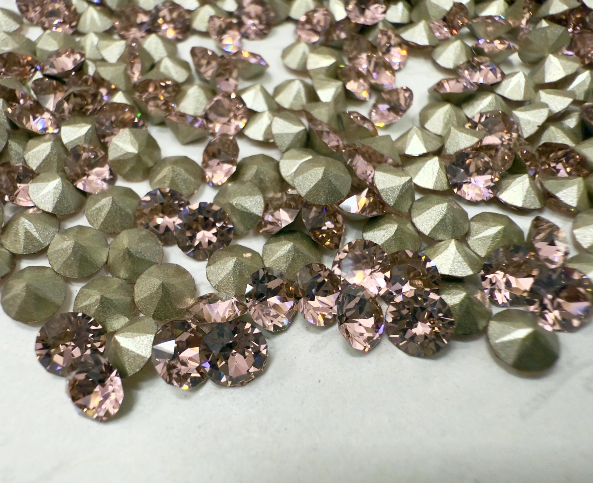 Swarovski Crystal 19ss Vintage Rose 1088 Xirius Chatons Vintage Swarovski rhinestones zirconium Crystal Clay Jewelry Repair