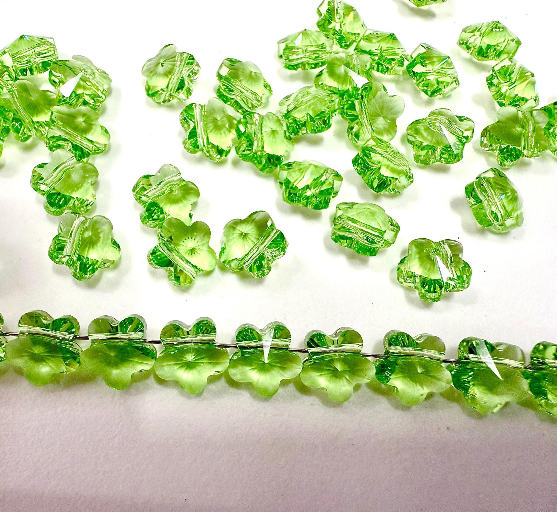 8mm Swarovski 5744 Faceted Flower Crystal Beads side drilled Premium Supply