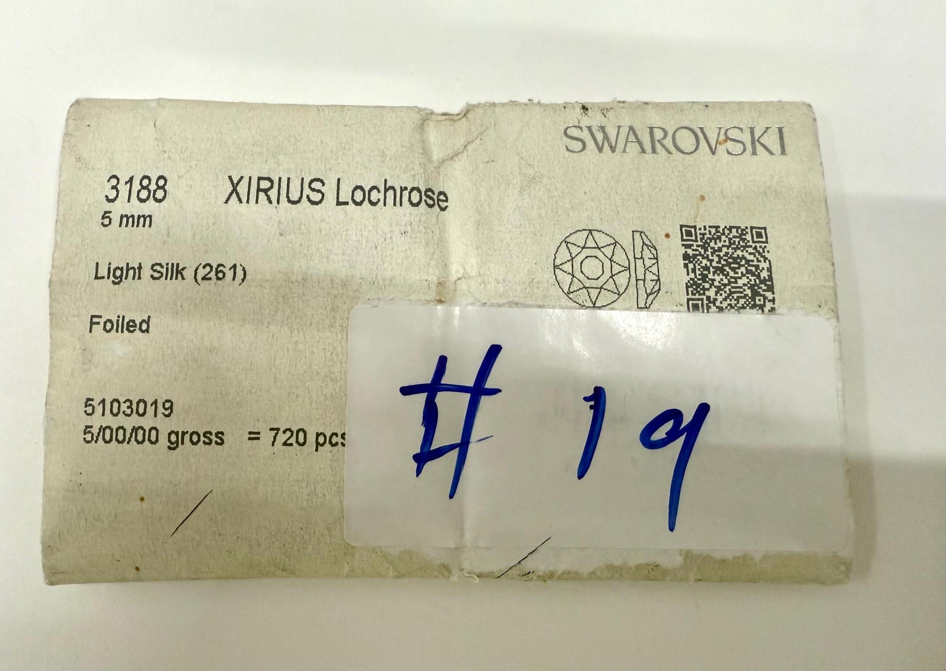 Swarovski Light Silk 5MM Xirius Lochrose SEW ON STONES 3188 embroidery materials couture material