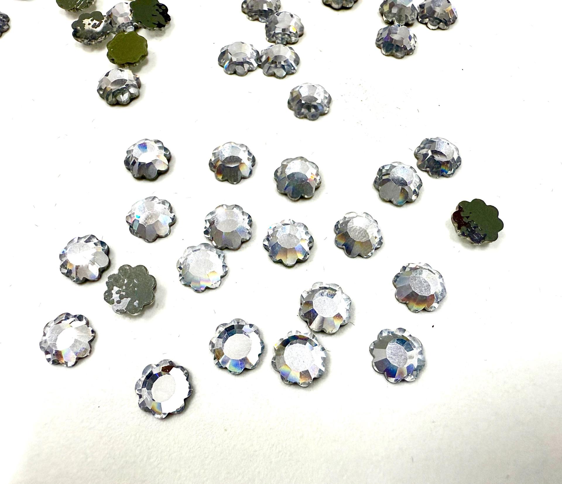 Swarovski 2728 34ss (7.2mm) Marguerite Flatback Crystal Hot Fix