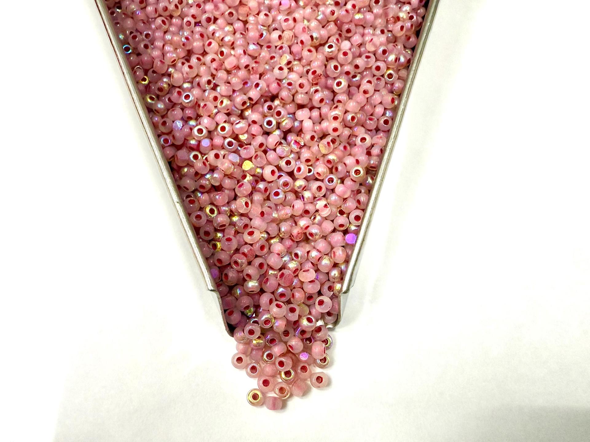 11/0 Charlotte true Cut Beads Patina Opal Neon Coral Aurore Boreale loose beads embroidery materials native supply