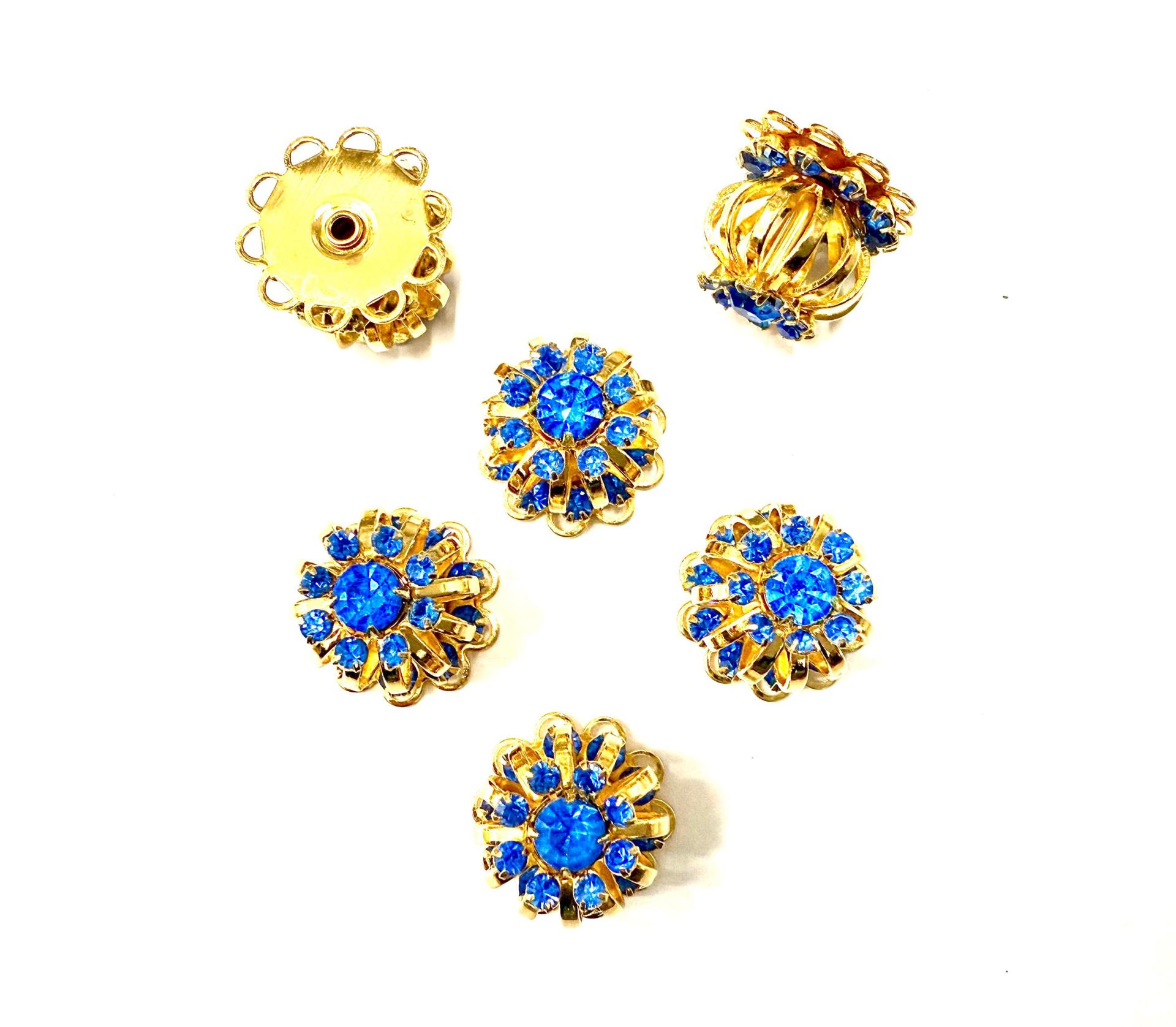 Swarovski Bird Cage Crystal in Sapphire