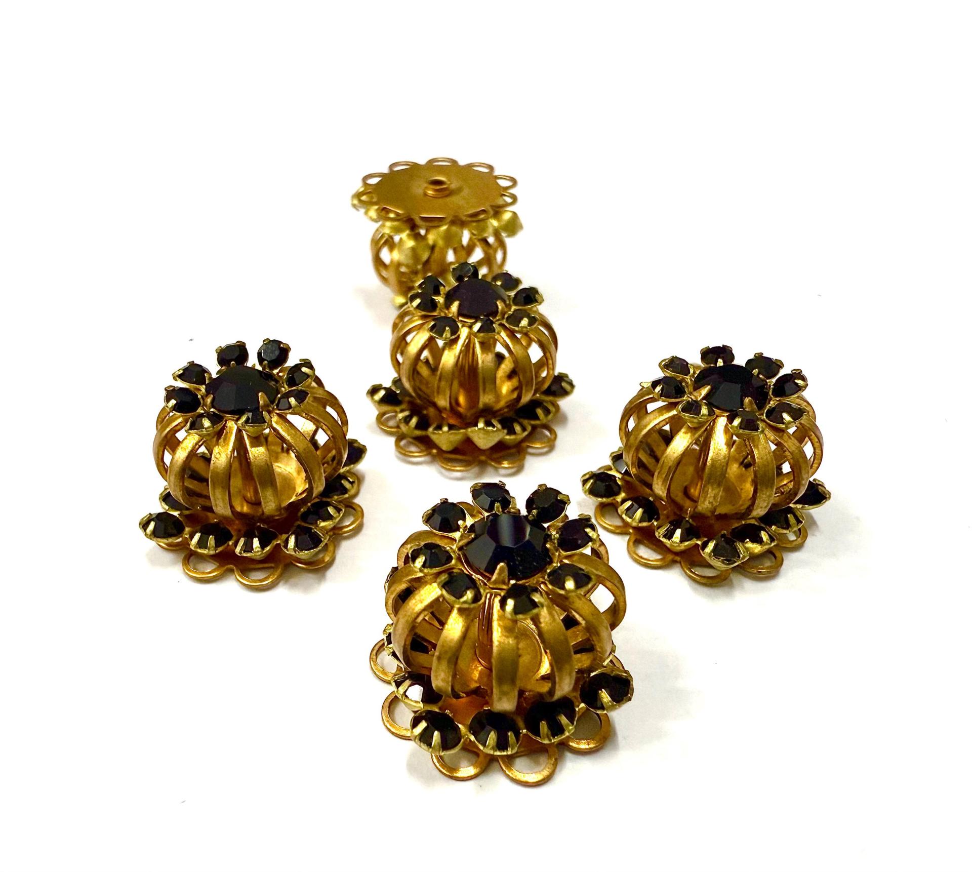 Swarovski Bird Cage Crystal in Black