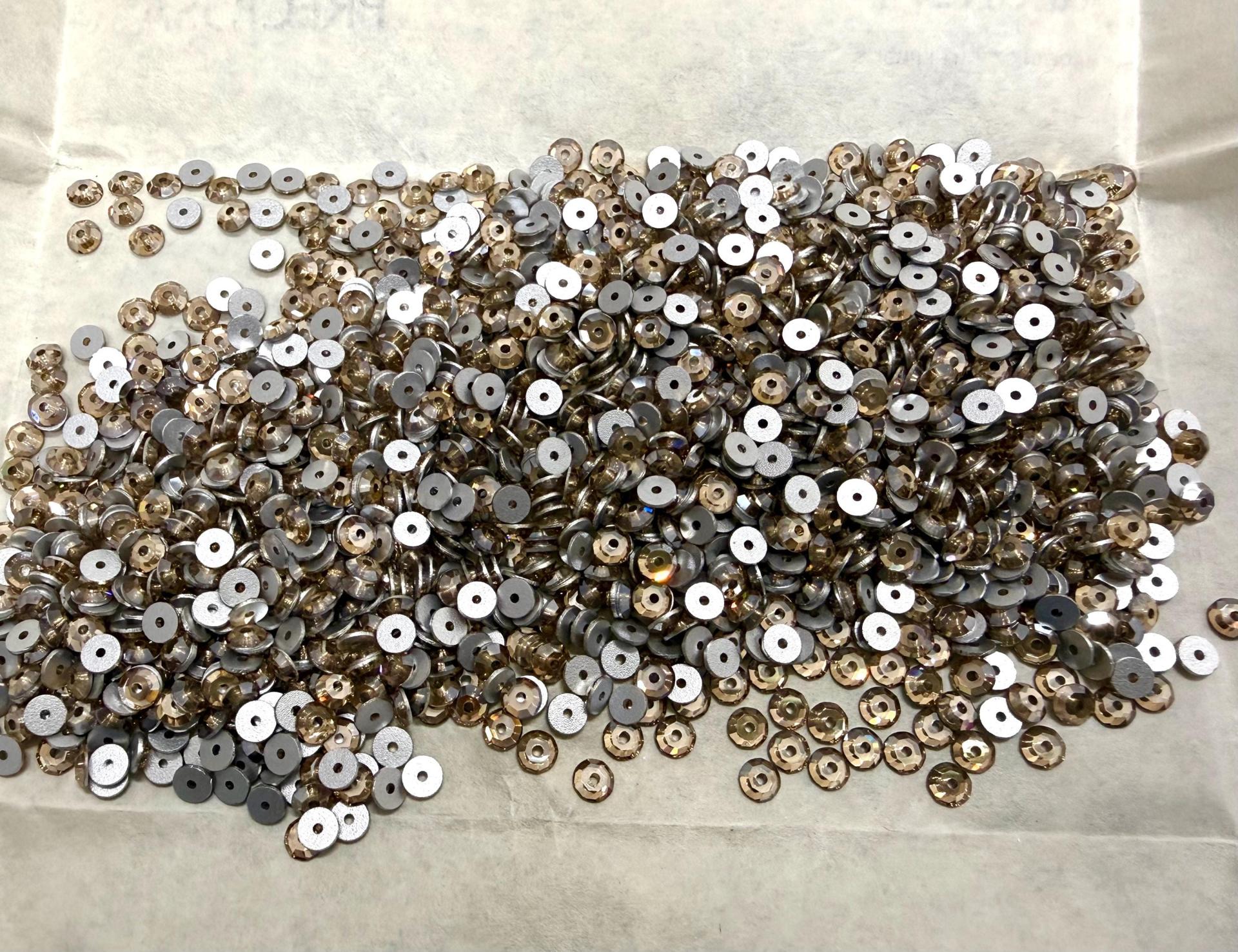 4mm Preciosa Crystal Honey Flat Back Sew-On Stones