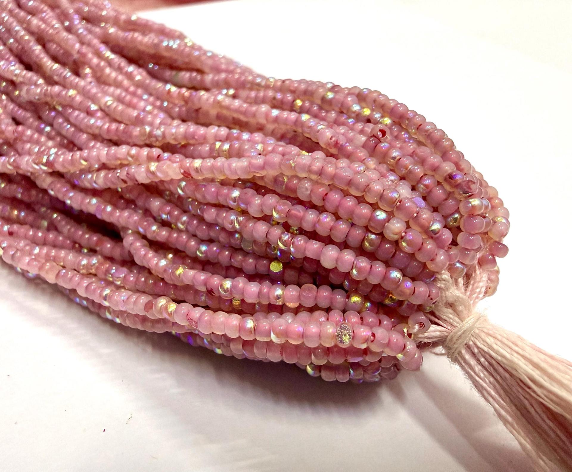 11/0 Hanks Charlotte Cut Beads Patina Opal Neon Coral Aurore Boreale PREMIUM SEED BEADS Native Supplies truecuts beads