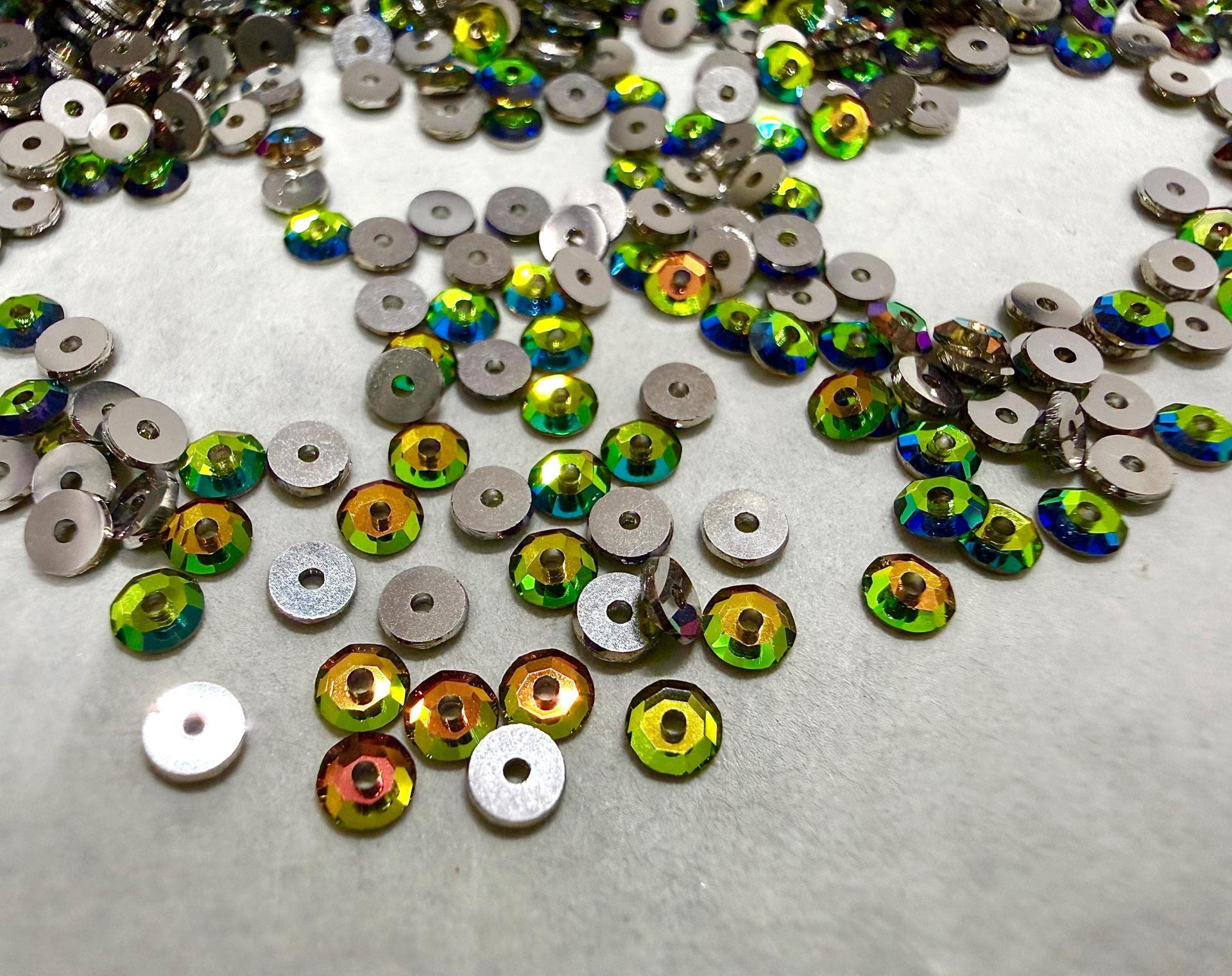 3mm Preciosa Crystal Vitrail Medium Flat Back Sew-On Stones