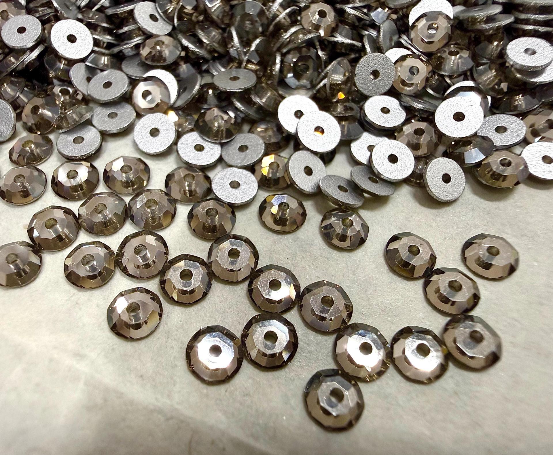 4mm Preciosa Crystal Velvet Flat Back Sew-On Stones