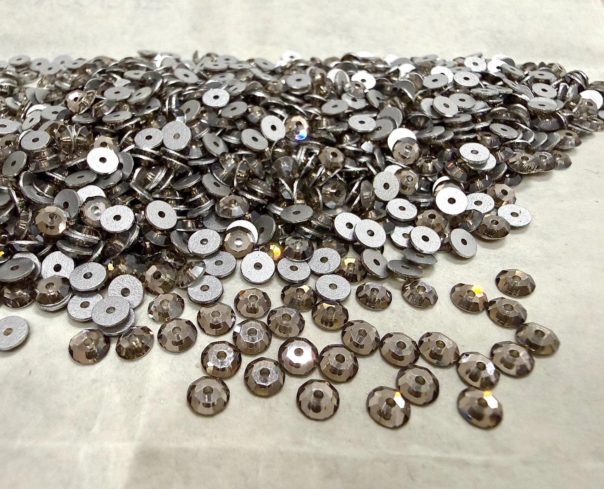 4mm Preciosa Crystal Velvet Flat Back Sew-On Stones