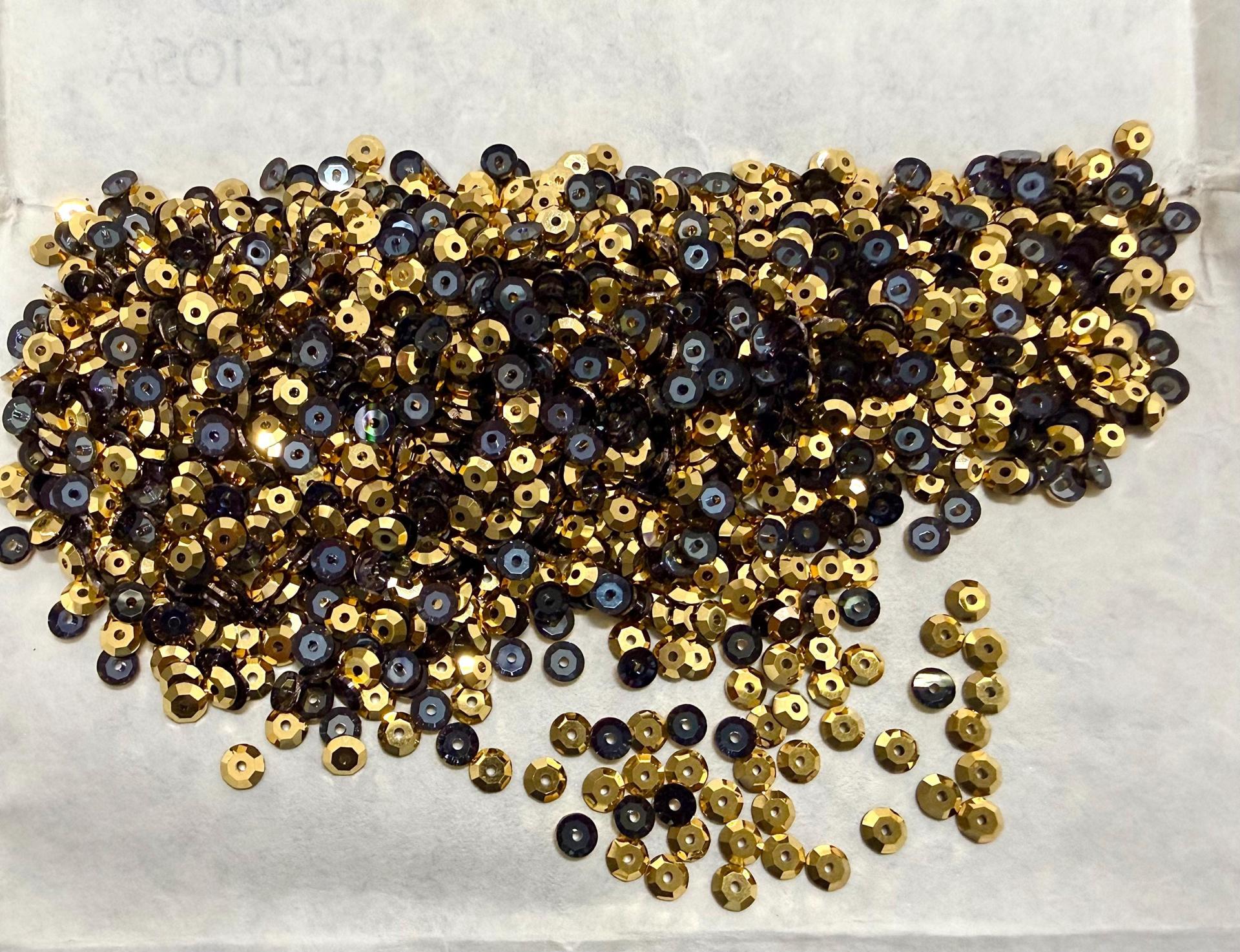 4mm Preciosa Crystal Aurum unfoiled Flat Back Sew-On Stones