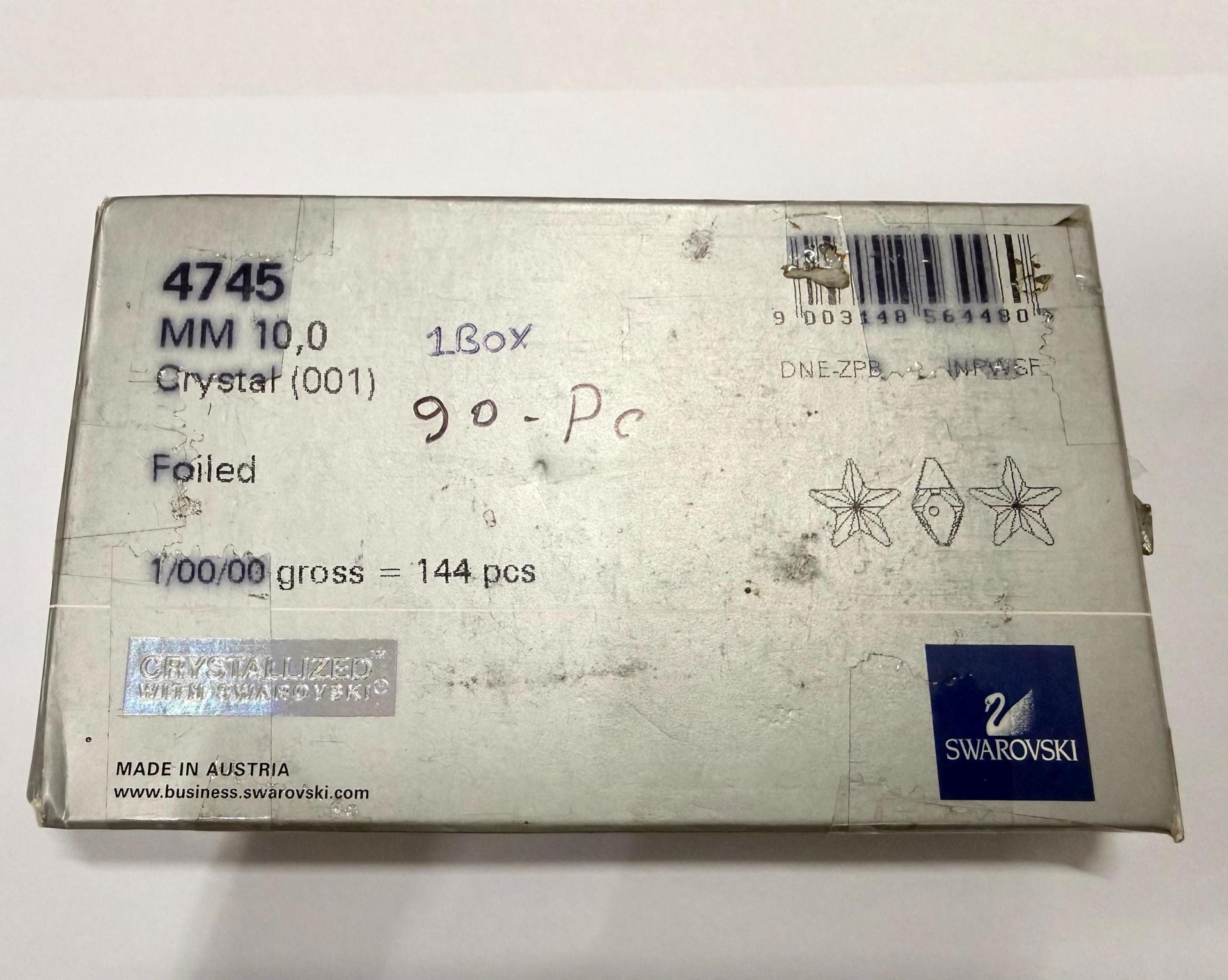 Swarovski 4745 Rivoli Star Fancy Stone 10mm in Crystal