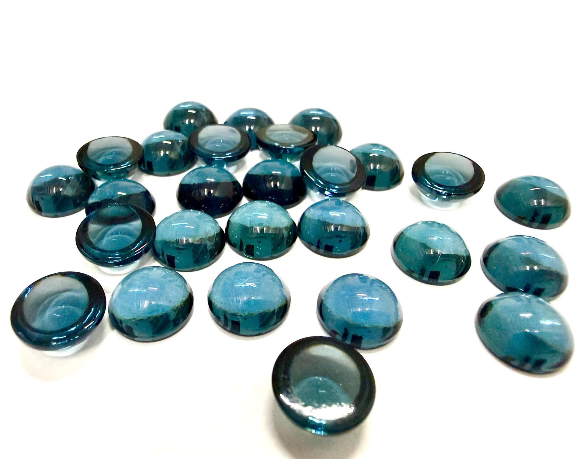 10 mm Swarovski Round Cabochon Cabs Article #2090/4 Vintage in Montana Unfoiled lat Back