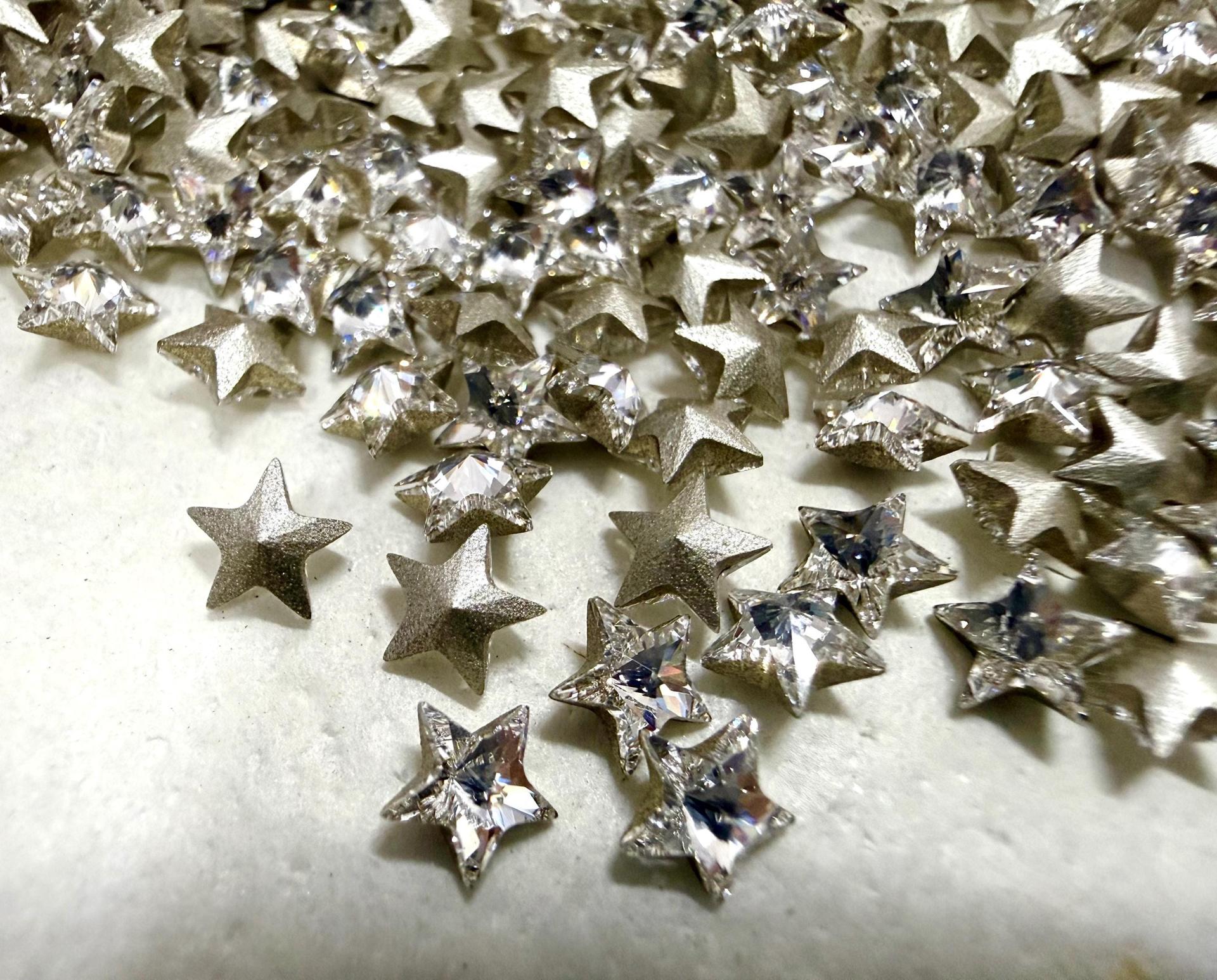 Swarovski 4745 Rivoli Star Fancy Stone 5mm in Crystal