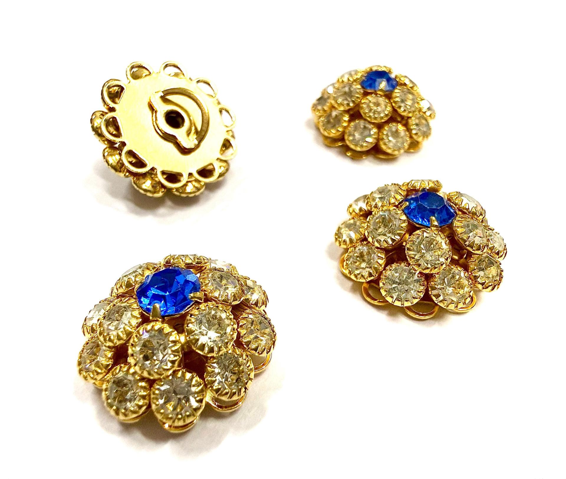 18 mm Vintage Gold plated Swarovski Embellishment DIY Supplies wedding decorations