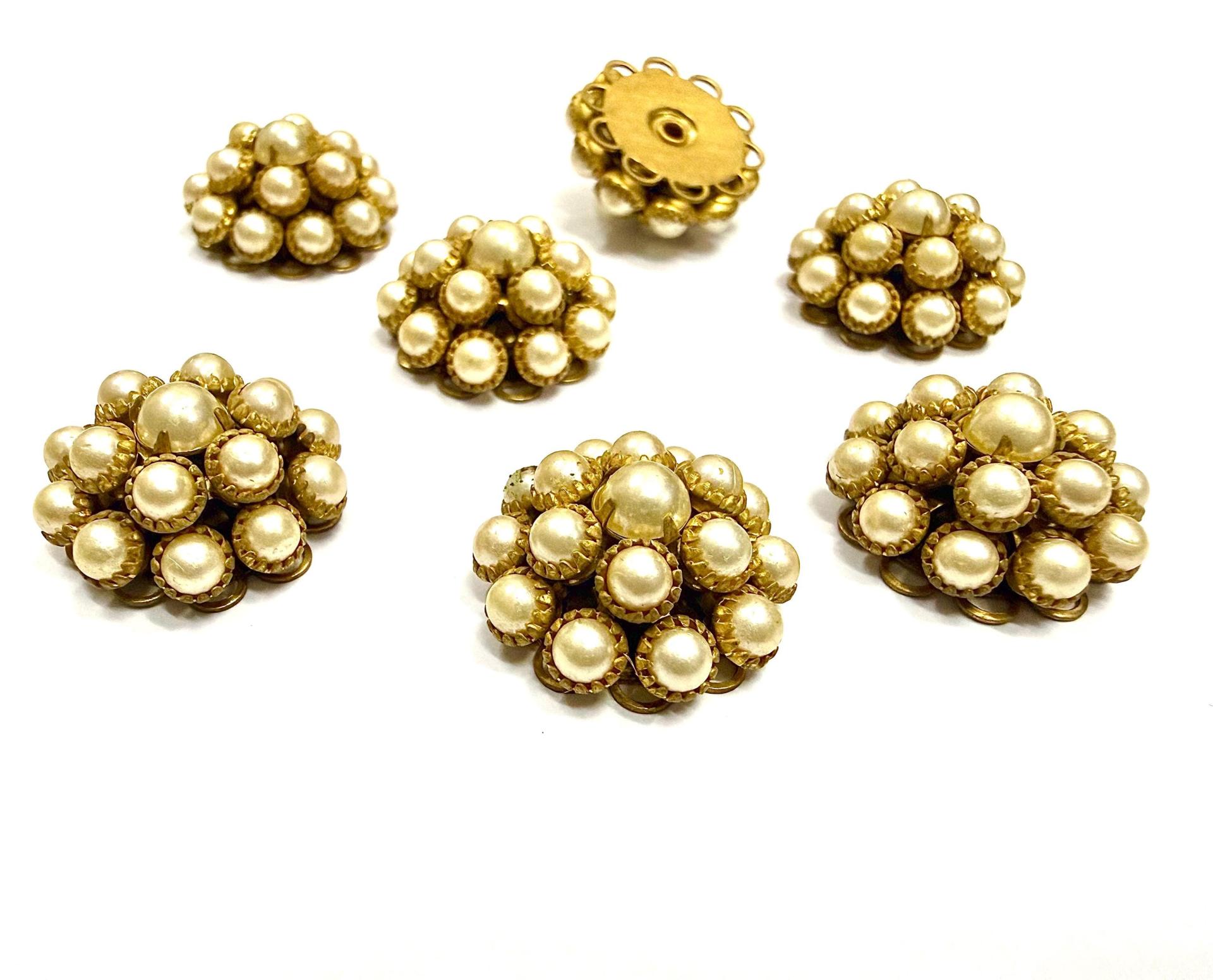 Vintage 18mm Swarovski Pearl Embellishment, DIY Supply