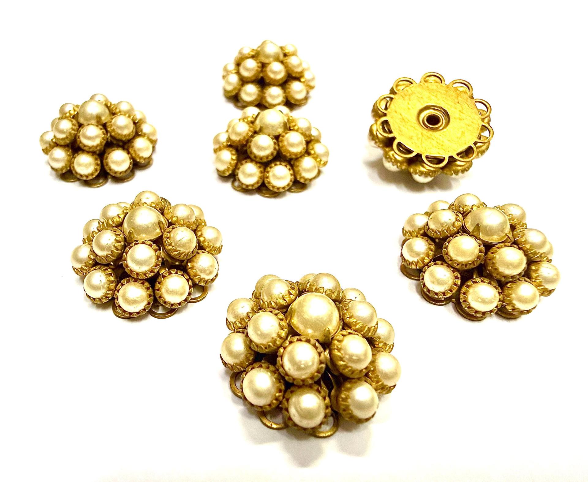 Vintage 18mm Swarovski Pearl Embellishment, DIY Supply