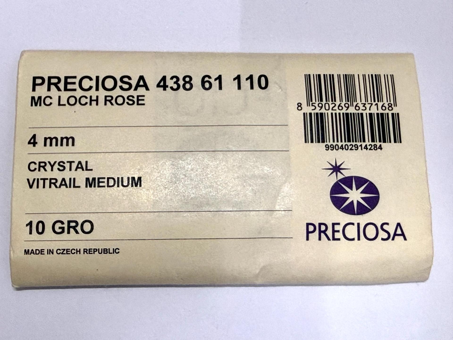 4mm Preciosa Crystal Vitrail Medium Flat Back Sew-On Stones