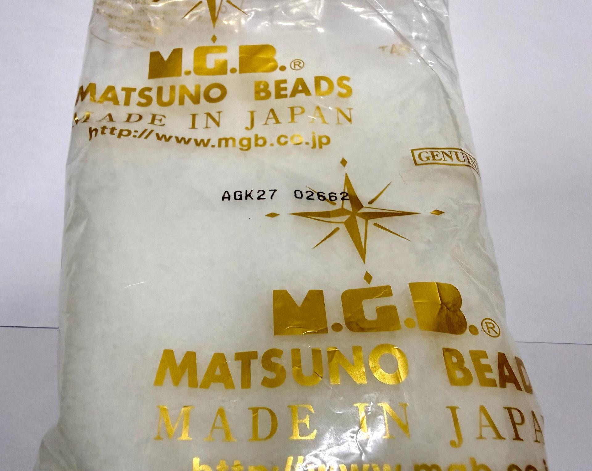 15/0 MGB Hex Cut Beads, Matt Crystal Japanese Glass, Embroidery Material