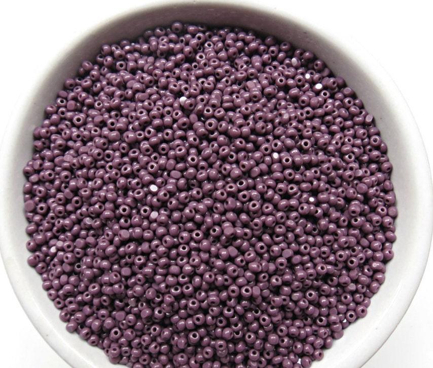 13/0 Charlotte true Cut Beads Opaque Amethyst 5/10/20/50/250/500 Grams micro bead craft supplies jewelry making, embroidery materials