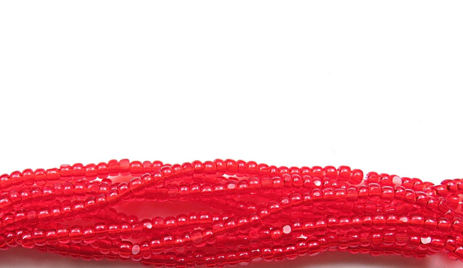 13/0 Charlotte Cut Beads Light Siam 5/10/20/50/250/500 Grams craft supplies, jewelry making, embroidery materials, vintage beads, rare
