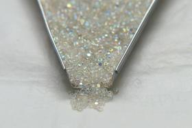 13/0 Charlotte Cut Beads Patina Transparent Crystal Aurore Boreale 5/10/20/50/250/500 Grams PREMIUM MATERIALS