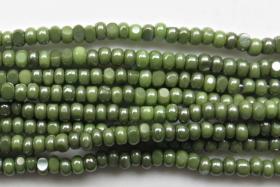 Charlotte true Cut Beads 13/0 Ionized Peridot Opaque 5/10/20/50/250/500 Grams Native Beads Supply