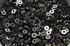 5MM Glass Sequins High Glaze Gun Metal 5/10/20 Grams
