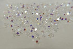 Swarovski 5310 4.5mm Simplicity  12/36/72/144/288 Pieces Crystal/AB/Crystal Silver Shade Jewelry making beads, premium supply, designer bead