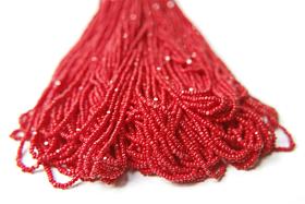 11/0 Hanks Charlotte Cut Beads 93210 Opaque Cherry Red 1/5/25/50/100 Hanks 2.0mm glass beads, jewelry supply, findings, craft supply vintage