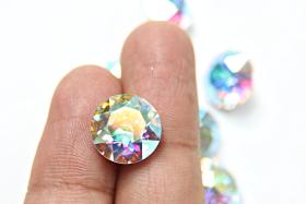 55 ss Swarovski #1200 Dentelle vintage Crystal Ab/Black Diamond/Light Rose Moonlight/Padparadscha Satin/Jet Foiled 2/6/24/72 pieces (6 colors)