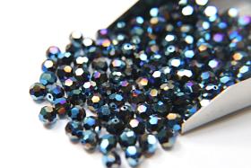 6mm Swarovski Elements Article 5000 Metallic Blue Faceted Round Beads 6/12/36/172/44/288/720 Pieces