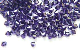 6 mm Deep Tanzanite Preciosa Vintage Bicones 12/36/72/144/288 Pieces Jewelry making beads Made in Czech Republic embroidery materials