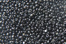 13/0 Charlotte Cut Beads Jet Hematite Metallic 5/10/20/50/250/500 Grams 1.6mm craft supplies, jewelry making, embroidery materials, vintage