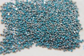 11/0 Charlotte true Cut Beads Patina Premium Turquoise Blue Opaque Silver 10/20/50/250/500 Grams PREMIUM SEED Beads