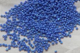 11/0 Charlotte Cut Beads Patina Light Sapphire Opaque Aurore Boreale 10/20/50/250/500 Grams PREMIUM MATERIALS