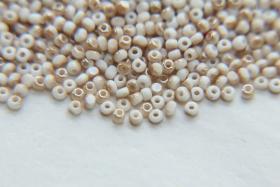 11/0 Charlotte Cut Beads Opaque Chalk White Golden Honey 10/20/50/250/500 Grams PREMIUM MATERIALS